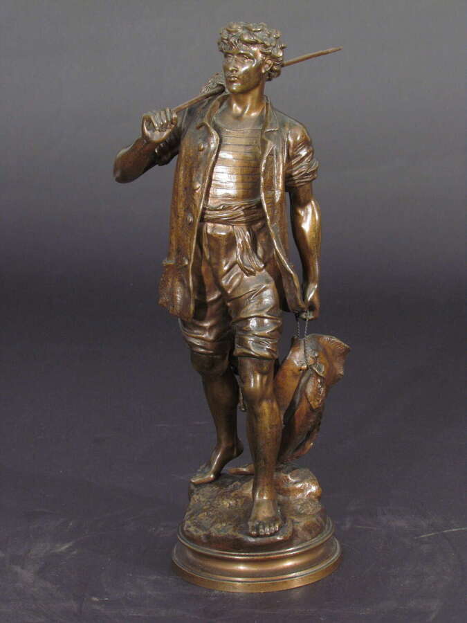 Bronze Fisher Boy