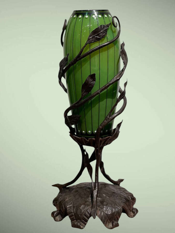 Bohemian Glass Vase
